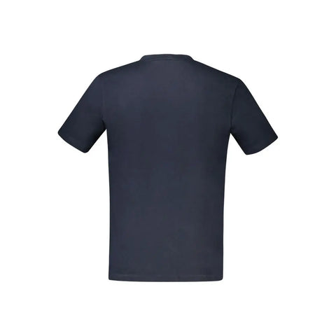 Blue Cotton Men T-Shirt Hugo Boss