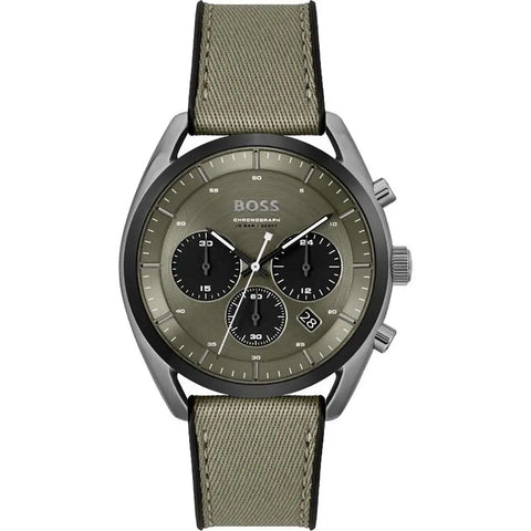 Green Fabric Watch Hugo Boss