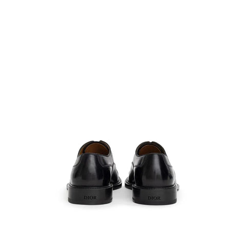 Black Leather Oxfords And Derby Dior