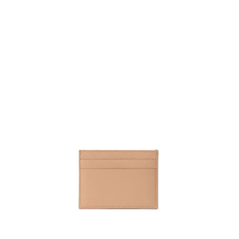 Beige Leather Cardholder Balenciaga
