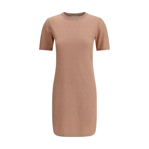 FF pattern midi Dress Fendi