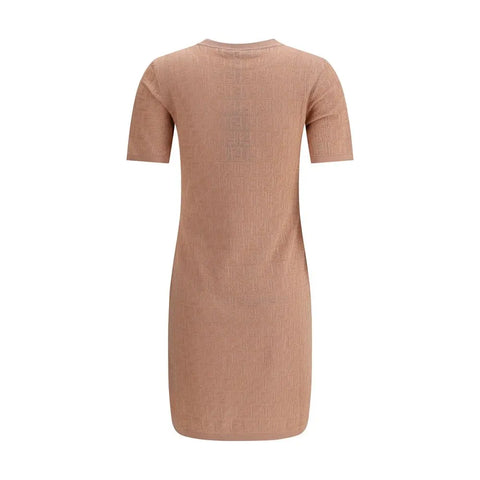 FF pattern midi Dress Fendi