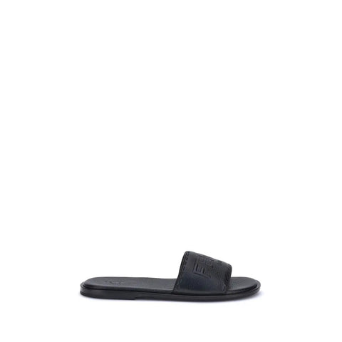 Sandals with logo Fendi