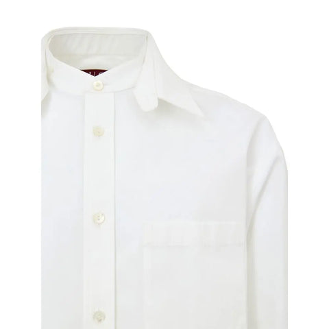 White Cotton Shirt Gucci