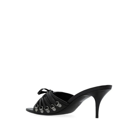 Cagole 70 Leather Sandals Balenciaga