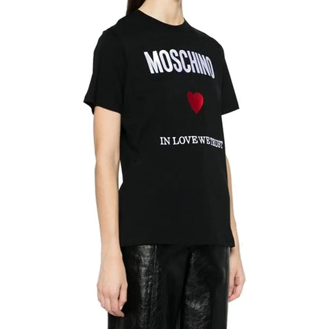 In Love We Trust T-Shirt Moschino Couture