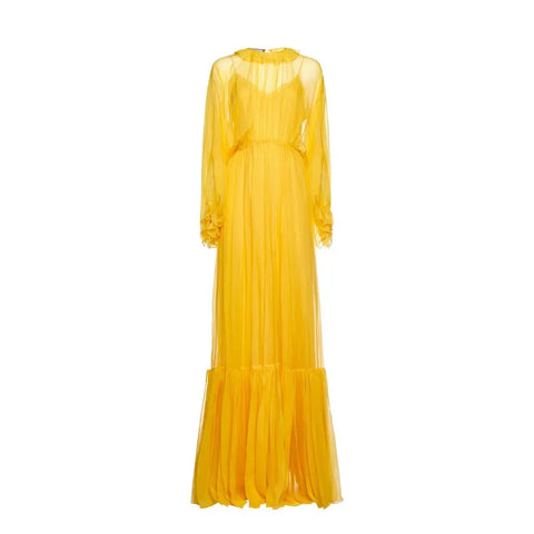 Silk Long Dress Gucci