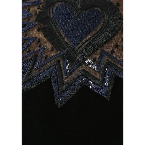 Fur Trim Velvet Midi Dress Fendi