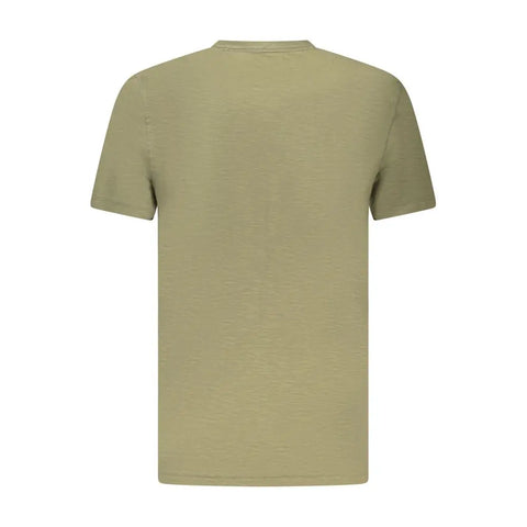 Green Cotton Men T-Shirt Hugo Boss