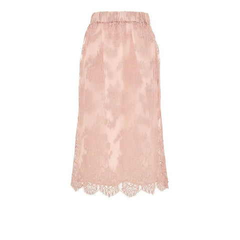 Pink Cotton Skirt Gucci