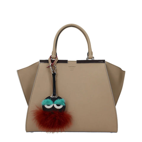 Multicolor Fur Keychains Fendi