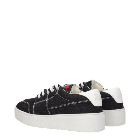 Black Fabric Low Tops Ami Paris