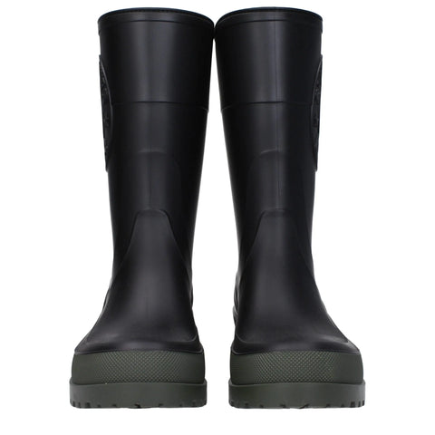 Black Cotton Rain Boots Christian Dior