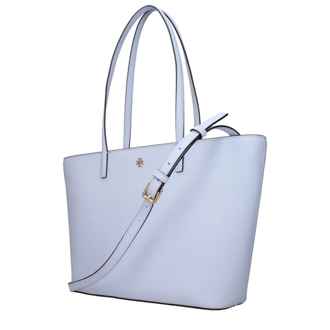 Light Blue Leather Shoulder Bags Tory Burch