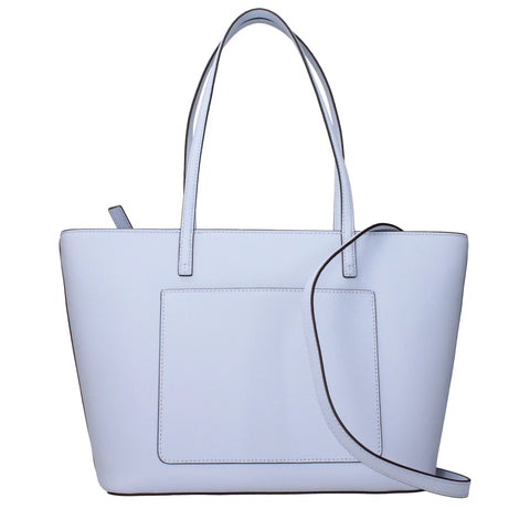 Light Blue Leather Shoulder Bags Tory Burch
