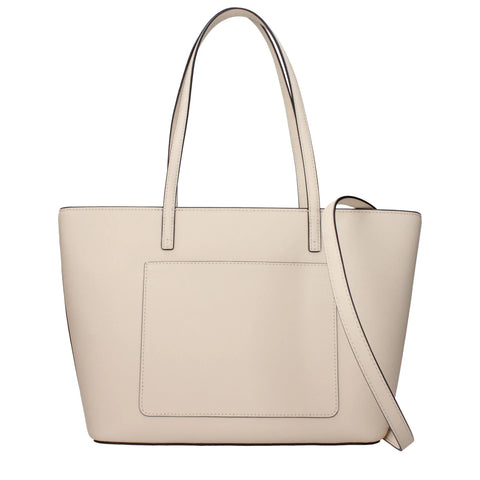 Beige Leather Shoulder Bags Tory Burch