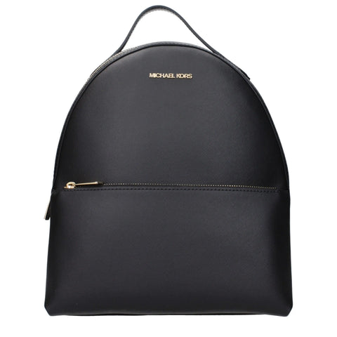 Black Leather Backpacks Michael Kors