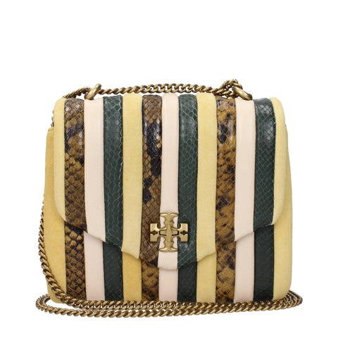 Yellow Leather Shoulder Bags Tory Burch