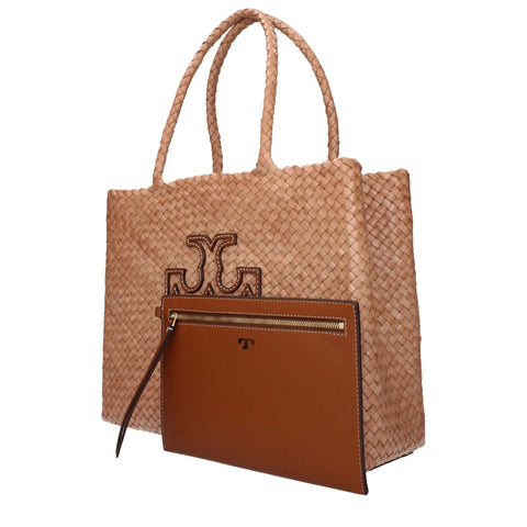 Pink Leather Shoulder Bags Tory Burch
