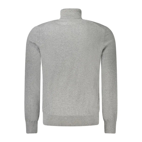 Gray Cotton Sweater Hugo Boss
