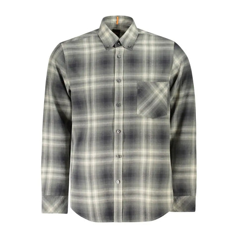 Green Cotton Shirt Hugo Boss