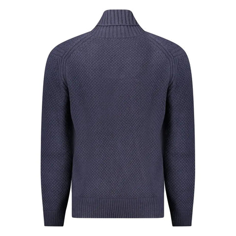 Blue Wool Sweater Hugo Boss