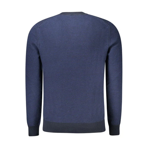Blue Cotton Sweater Hugo Boss