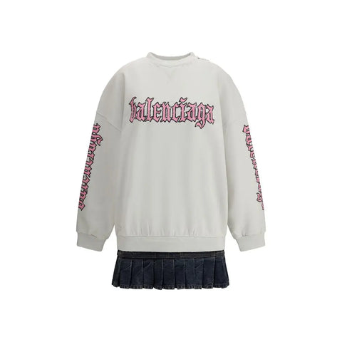 Sweatshirt Dress with logo Balenciaga