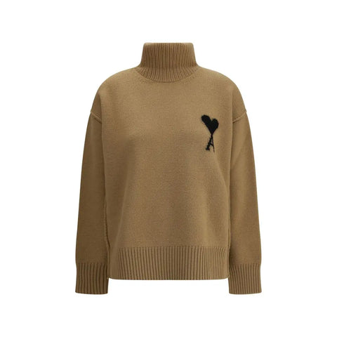 Ami De Coeur Turtleneck Sweater Ami Paris