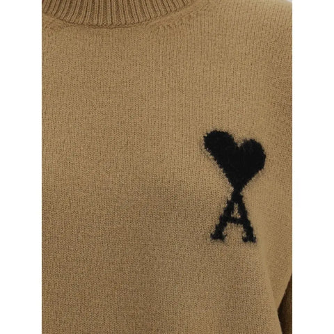 Ami De Coeur Turtleneck Sweater Ami Paris