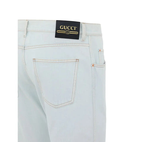 Blue Cotton Jeans Denim Gucci
