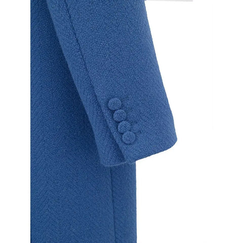 Blue Wool Coat Gucci