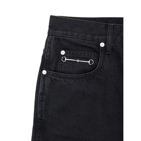 Black Cotton Jeans Denim Gucci