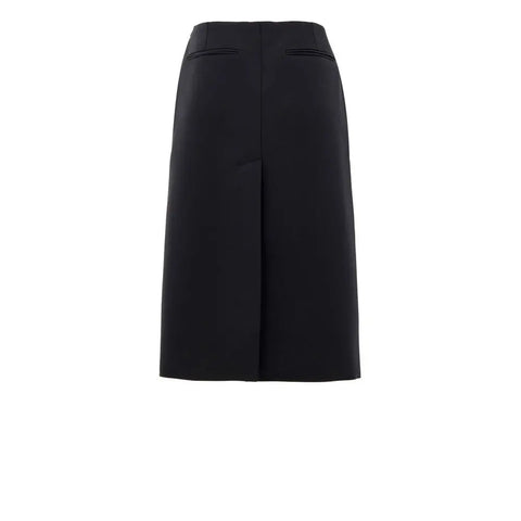 Black Wool Skirt Gucci
