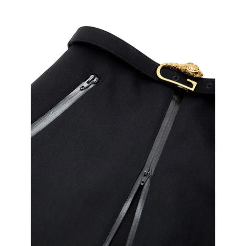 Black Wool Skirt Gucci
