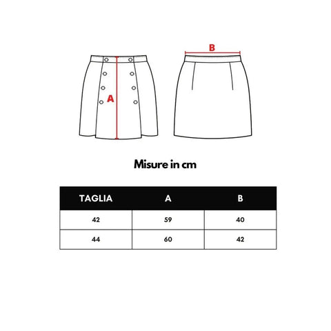 Black Wool Skirt Gucci