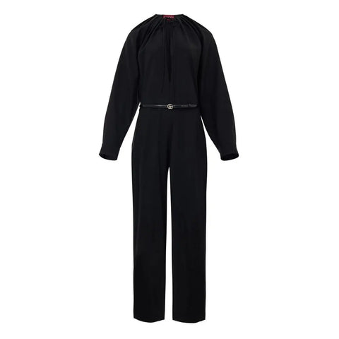 Black Wool Jumpsuit Gucci