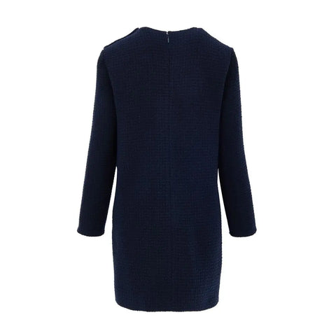 Navy Blue Wool Short Gucci