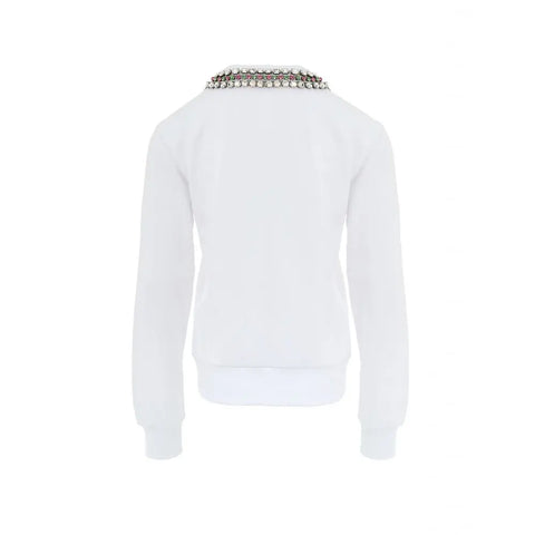 White Cotton Sweatshirt Gucci